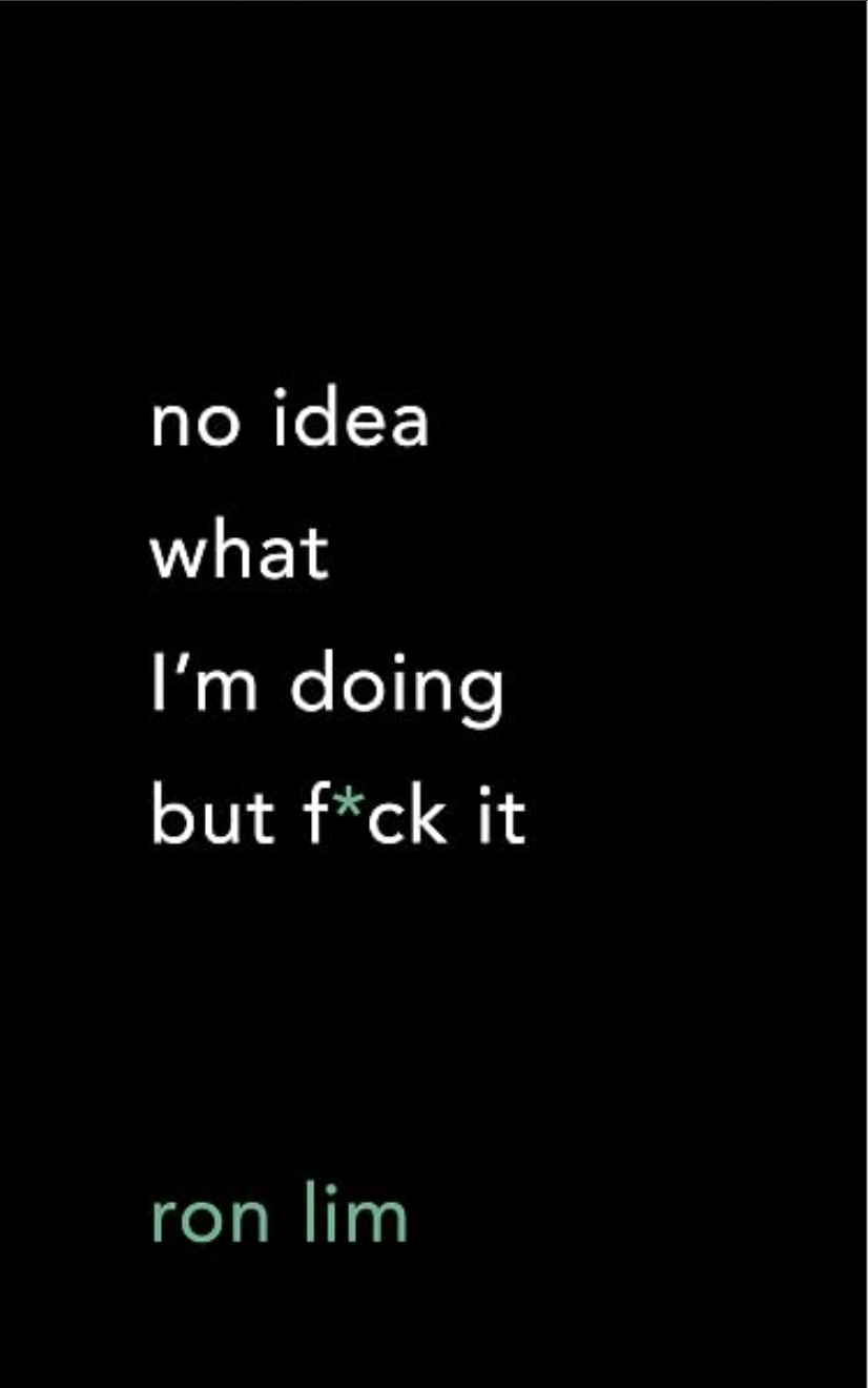 no idea what I'm doing but f*ck it